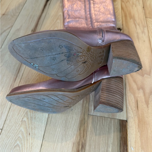 Gianni Bini Metallic pink cowgirl boots! Size 6! - Picture 5 of 8